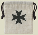 Мешочек для игральных кубиков Мальтийский крест